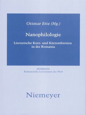 cover image of Nanophilologie